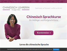 Tablet Screenshot of chinesisch-lehrerin.de